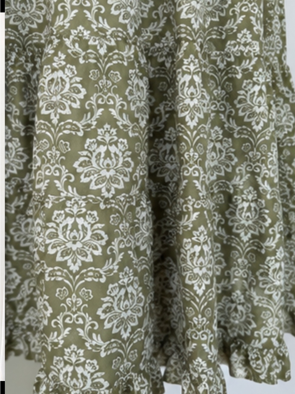Hyacinth House Russell Mini Dress Olive Floral S NWT Tuckernuck - Picture 4 of 11